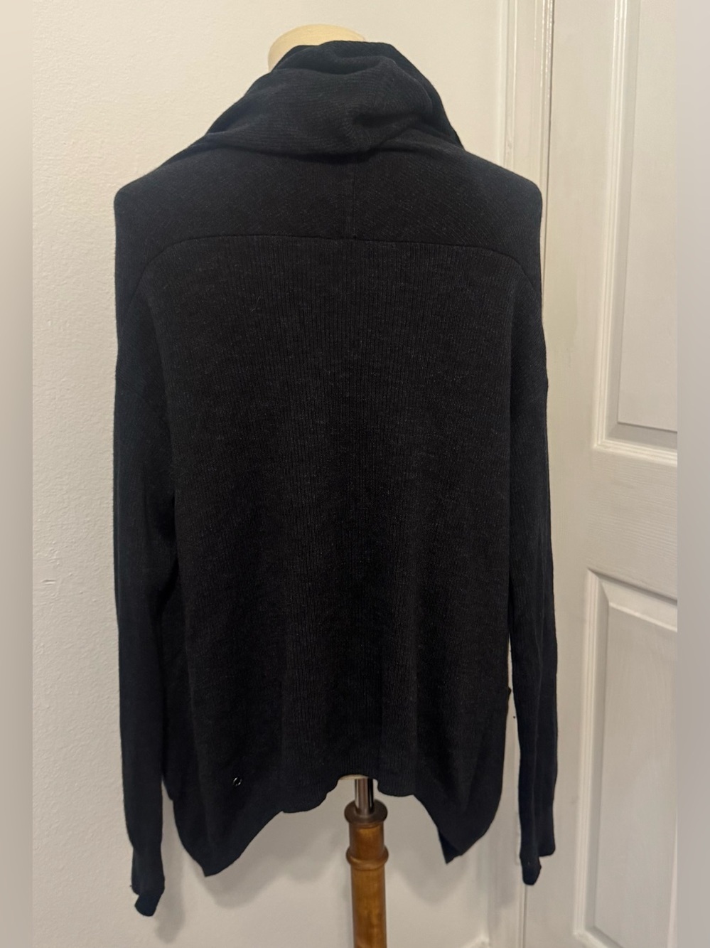 Lululemon Cabin Yogi Wrap Sweater Hoodie Soft Cozy Gym Athleisure Size 4 *Hole* - Picture 4 of 12
